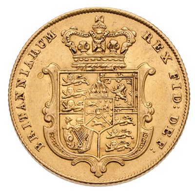 Lot George IV, Sovereign 1826, (Marsh 11, S.3801),...