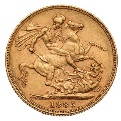 Lot 68 - Victoria, Sovereign 1885, (Marsh 93, S.3856F),...