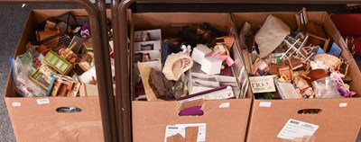Lot 1155 - Assorted Mainly 1950s and Later Dolls House...