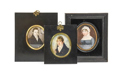 Lot 111 - English School (Early 19th Century): Miniature...