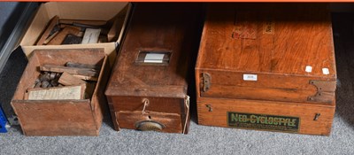 Lot 308 - Patent Till, printing machines and blocks
