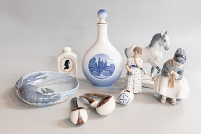 Lot 86 - A Quantity of Royal Copenhagen Porcelain,...