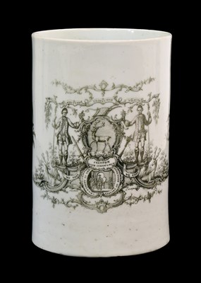 Lot 169 - A Longton Hall Porcelain Mug, circa 1760,...