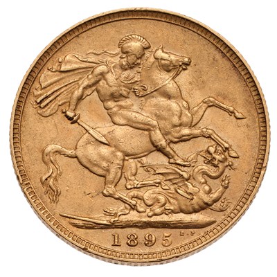 Lot 107 - Victoria, Sovereign 1895, (Marsh 147, S.3874),...