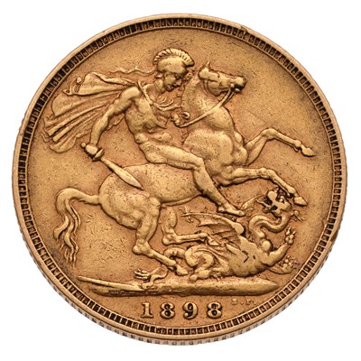 Lot 109 - Victoria, Sovereign 1898, (Marsh 149, S.3874),...