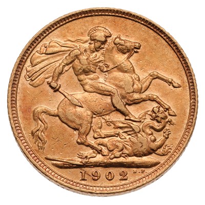 Lot 124 - Edward VII, Sovereign 1902, (Marsh 174,...