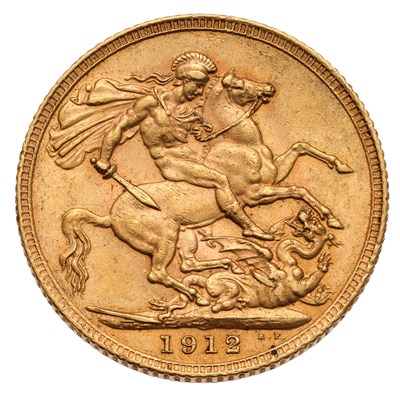 Lot 159 - George V, Sovereign 1912, (Marsh 214, S.3996),...