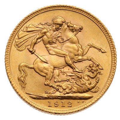 Lot 158 - George V, Sovereign 1912, (Marsh 214, S.3996),...