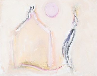 Lot 1034 - Kitty North (b. 1963) Stylised house and full...