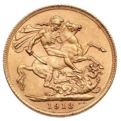 Lot 171 - George V, Sovereign 1913, (Marsh 215, S.3996),...