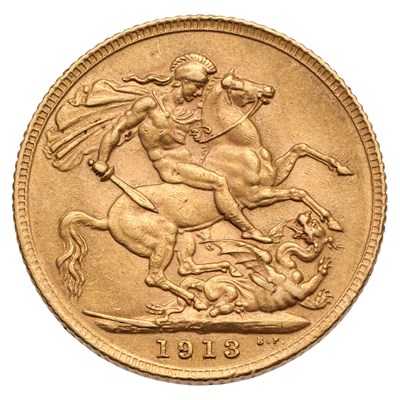 Lot 172 - George V, Sovereign 1913, (Marsh 215, S.3996),...