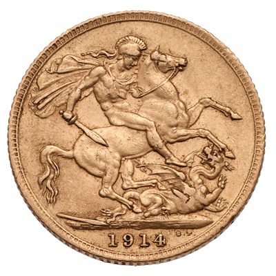 Lot 173 - George V, Sovereign 1914, (Marsh 216, S.3996),...