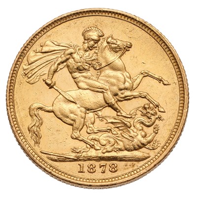 Lot 53 - Victoria, Sovereign 1878M, Melbourne Mint,...