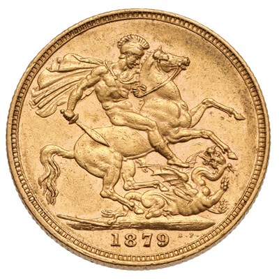 Lot 54 - Victoria, Sovereign 1879M, Melbourne Mint,...