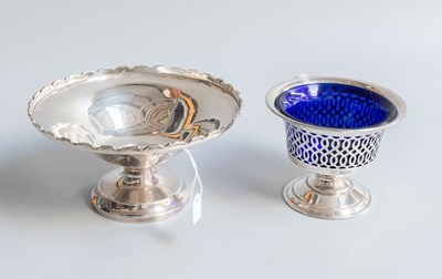 Lot 60 - Two Differing Silver Bowls, each on spreading...