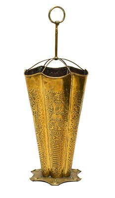 Lot 602 - An Early 20th Century Brass Stick Stand,...