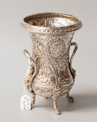 Lot 55 - A German Silver Vase, Probably Hanau, Late...