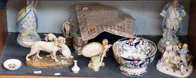 Lot 166 - Five Royal Dux Figures, together with a...