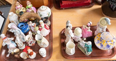 Lot 236 - A Selection of Ceramics, consisting of pair of...