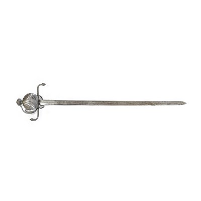 Lot 274 - A 17th Century Central European Rapier, the 91....