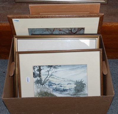 Lot 1043 - Glynn Porteous (1935-2003) Old cemetary in the...