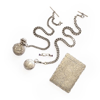Lot 158 - Three Various Silver Items, comprising a...