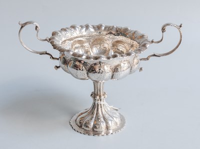 Lot 61 - An Edward VII Silver Twin-Handled...