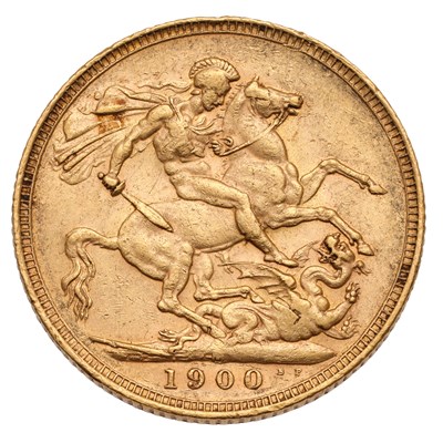 Lot 118 - Victoria, Sovereign 1900M, Melbourne Mint,...