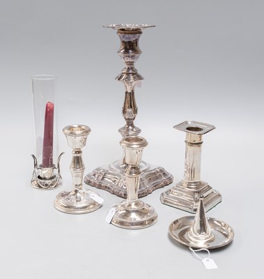 Lot 104 - A Collection of Assorted Candlesticks,...
