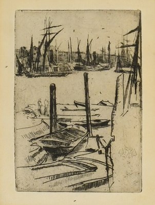 Lot 406 - J Abbott McNeil Whistler RBA (1834-1903) "The...