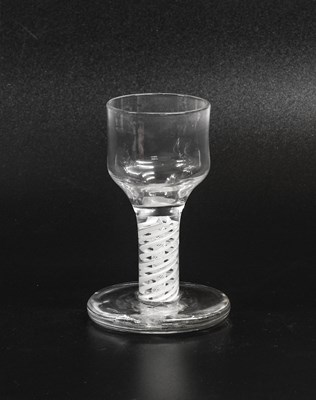 Lot 64 - A Firing Glass, mid 18th century, with...