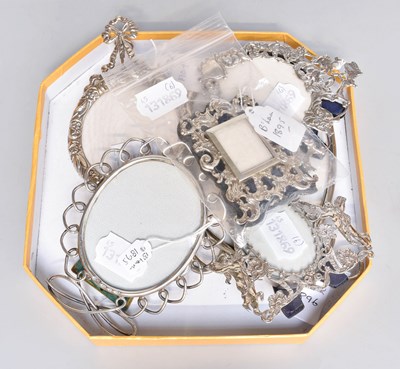 Lot 92 - A Collection of Assorted Small Silver-Mounted...