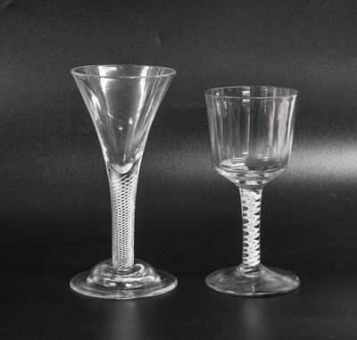Lot 74 - A Large Ale Glass, 18th century, with...