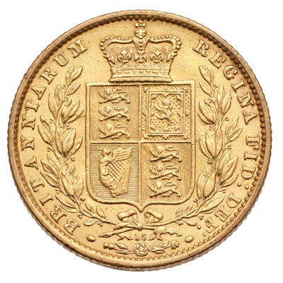 Lot 38 - Victoria, Sovereign 1865, die no. 15, (Marsh...