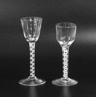 Lot 67 - A Wine Glass, mid-18th century, with plain...