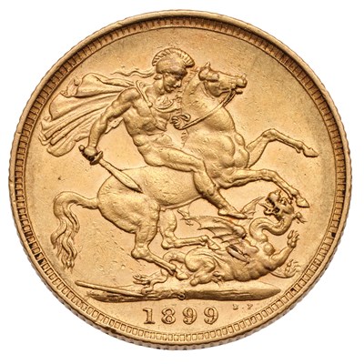 Lot 112 - Victoria, Sovereign 1899S, Sydney Mint, (Marsh...