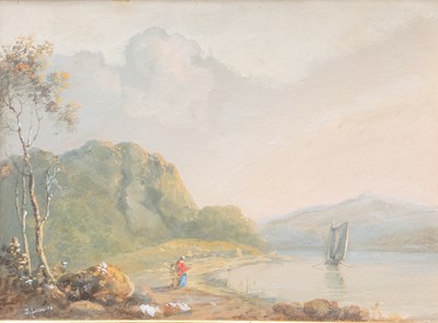 Lot 1208 - Attributed to John Laporte (1761-1839) Mother...