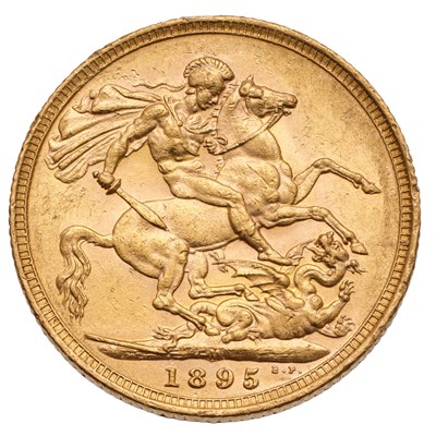 Lot 105 - Victoria, Sovereign 1895M, Melbourne Mint,...
