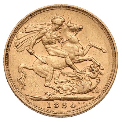 Lot 104 - Victoria, Sovereign 1894M, Melbourne Mint,...