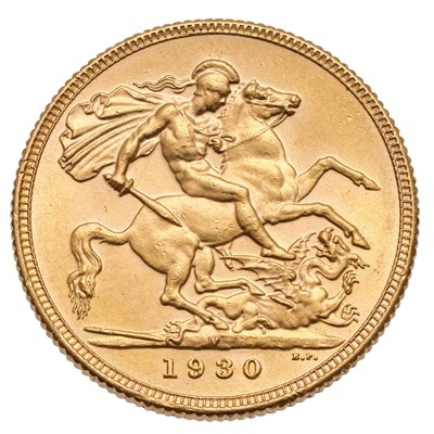 Lot 183 - George V, Sovereign 1930M, Melbourne Mint,...