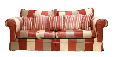 Lot 614 - A Duresta Feather-Filled Three Seater Sofa,...
