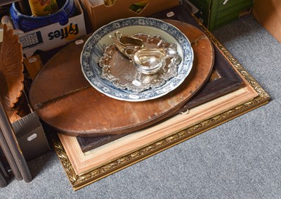 Lot 238 - A Selection of Chinese Ceramics, wood carvings...