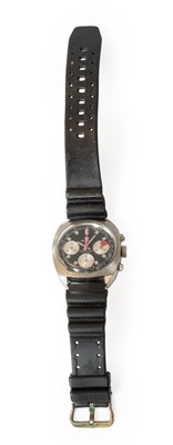 Lot 445 - A Stainless Steel Chronograph Perona...