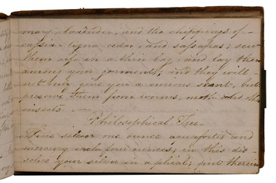 Lot 2134 - Manuscript Recipe/Account Book. Recipes...