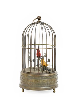 Lot 121 - A Swiss Singing Bird Automaton, 2nd half of...