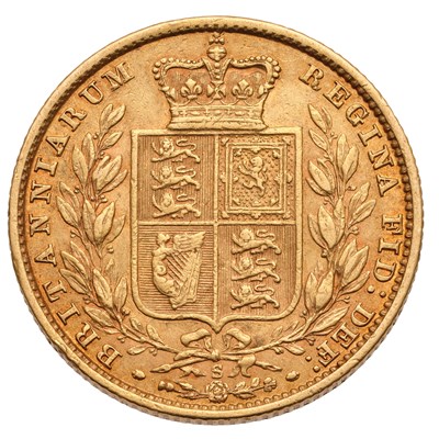 Lot 51 - Victoria, Sovereign 1878S, Sydney Mint, shield...