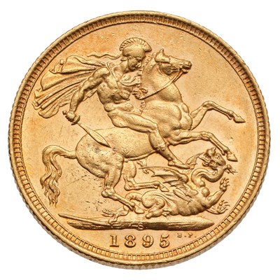 Lot 106 - Victoria, Sovereign 1895S, Sydney Mint, (Marsh...