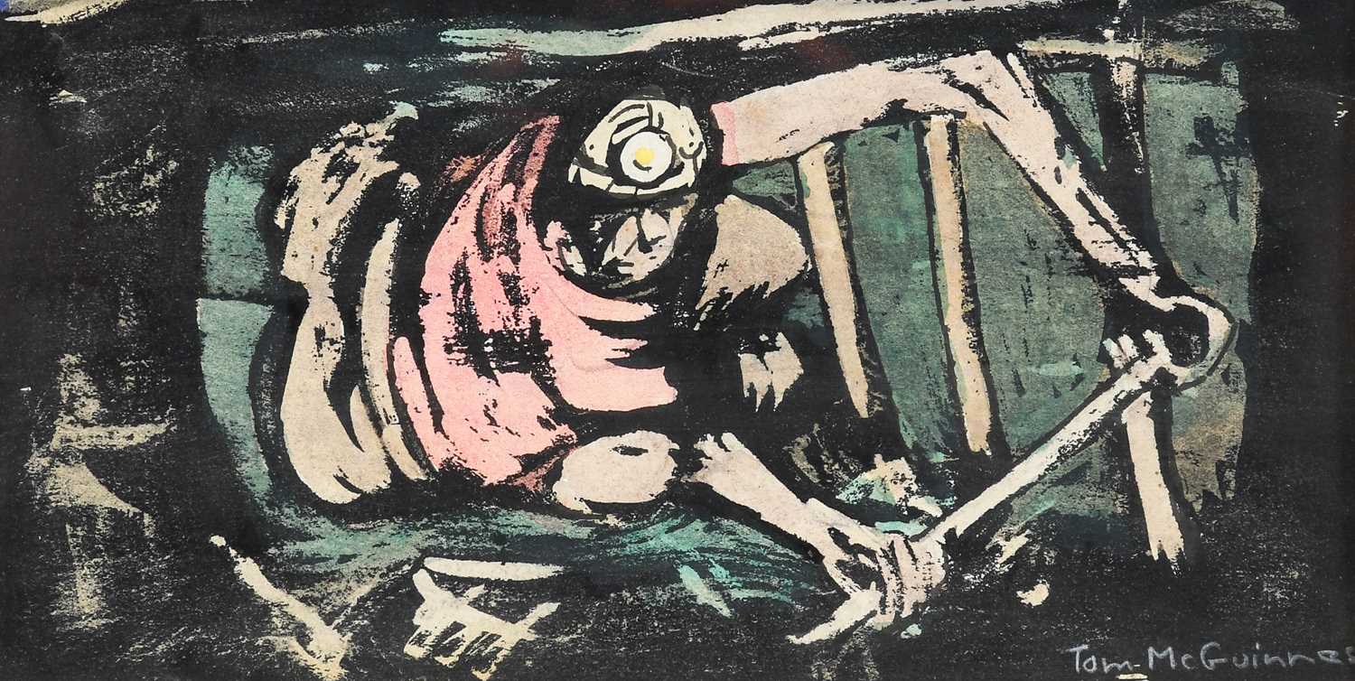 Lot 12 - Tom McGuinness (1926-2006) "The Filler" Signed...