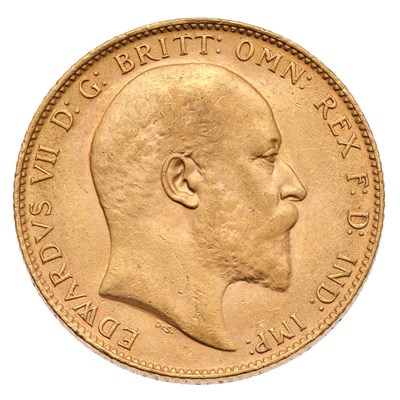 Lot 188 - Edward VII, Sovereign 1910; extremely fine...