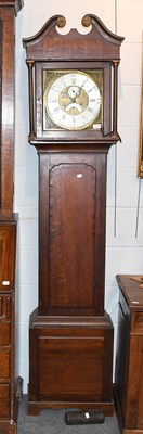 Lot 1214 - An Oak Eight Day Longcase Clock, 12.5 inch...